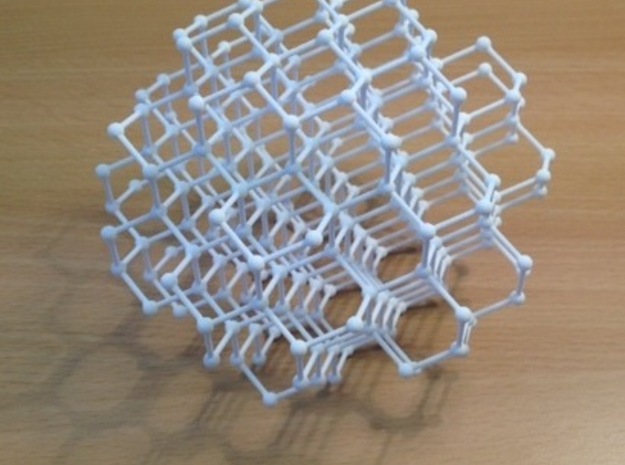 diamond lattice in White Natural Versatile Plastic