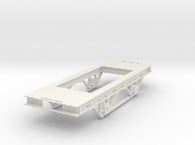 Atlas chassis  (standard) in White Natural Versatile Plastic: 1:35