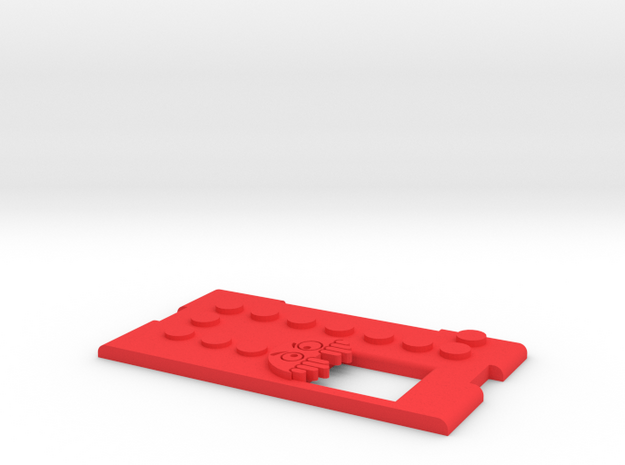 Kmods Pacman Squonker Door  in Red Processed Versatile Plastic
