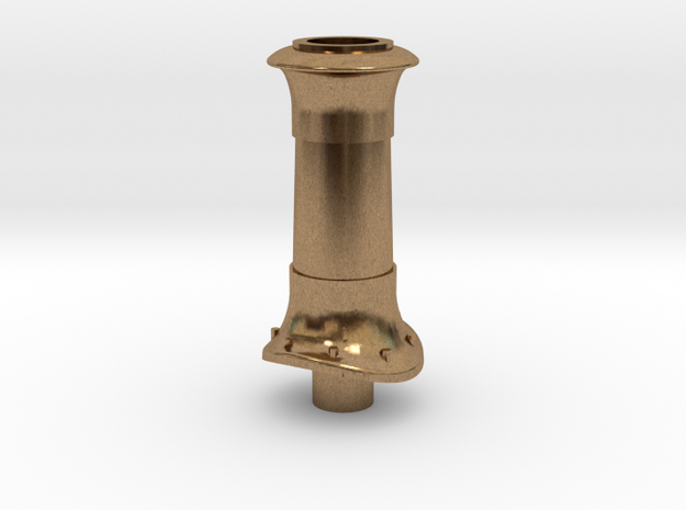 HO NSWGR H Class Funnel in Brass+FUD+FXD in Natural Brass