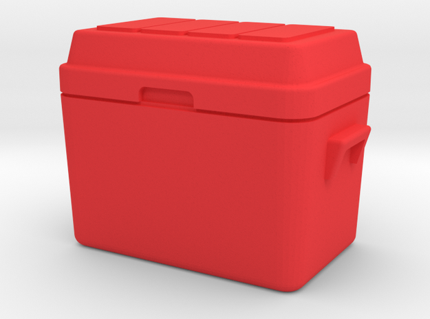 1/10 Scale Cooler / Hielera M2 in Red Processed Versatile Plastic