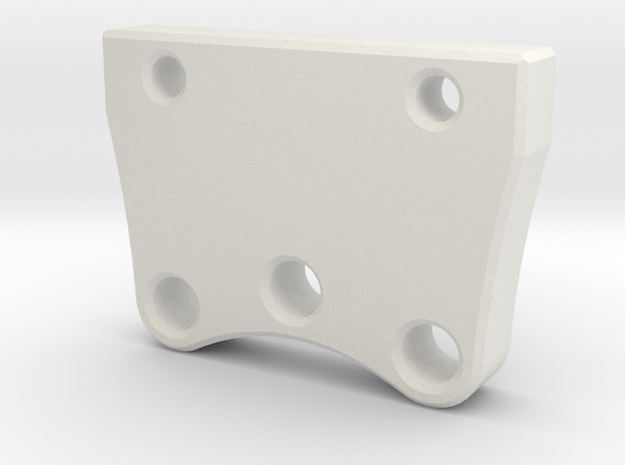 Catch Can Bracket in White Natural Versatile Plastic