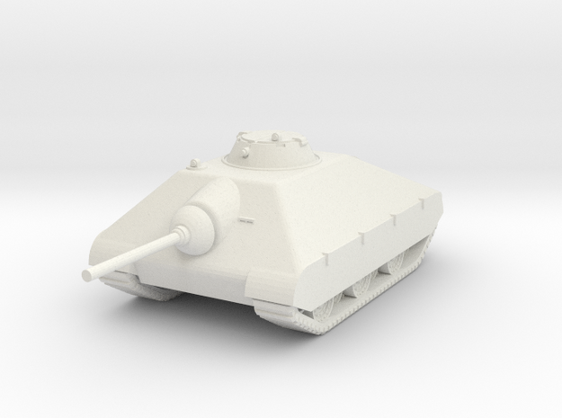 1/144 Porsche Schwerer Kleiner Panzer mit 10cm PAW in White Natural Versatile Plastic