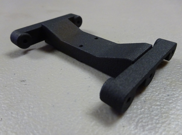 Rear Chassis Brace for TRX-4 in Black Natural Versatile Plastic