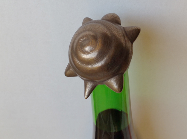 Turtle Bottle Opener in Polished Bronze Steel