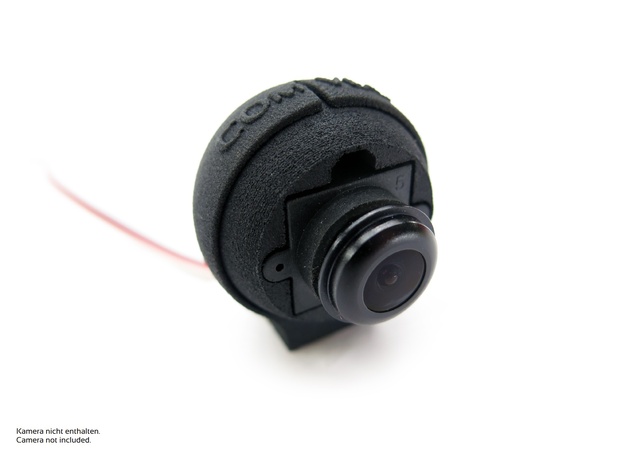 TruckVision FPV Camera mount (inner part) in Black Natural Versatile Plastic
