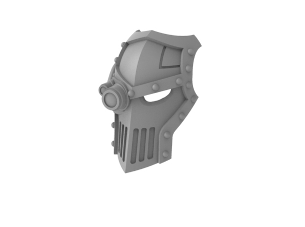 Iron Fists - Face Plate in Smooth Fine Detail Plastic