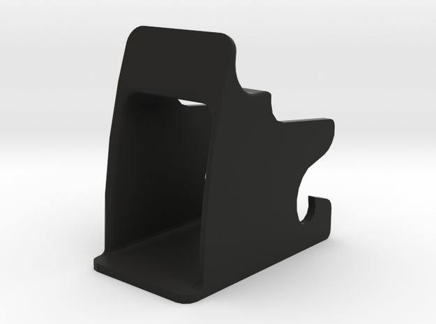 Isofix child seat fitting mount in Black Natural Versatile Plastic