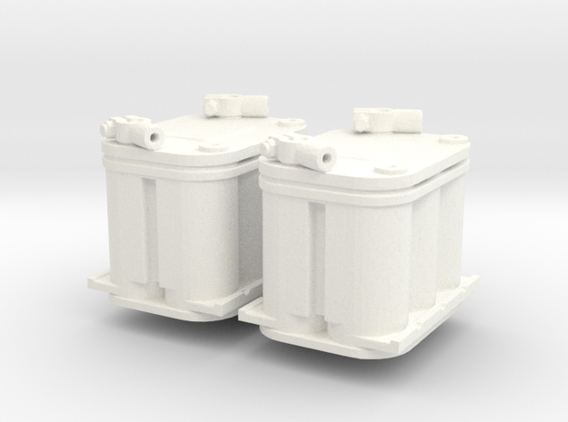 Optima Battery 1/12 X2 in White Processed Versatile Plastic