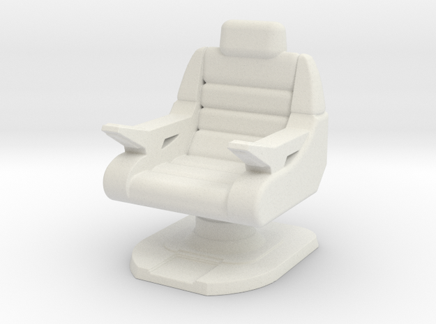 Captain's Chair, Battle Bridge (Next Gen) 1/30 in White Natural Versatile Plastic