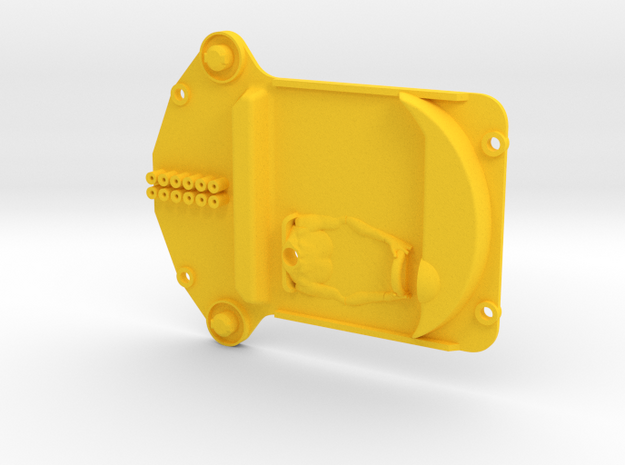 Interior tray for Fly 250LM in Yellow Processed Versatile Plastic