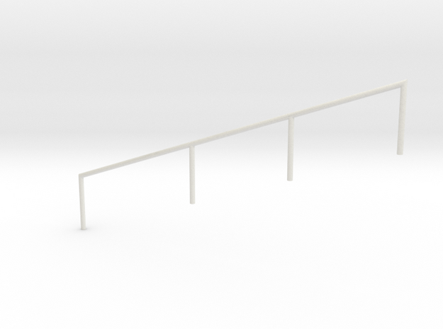 MOF Stair Railing#4 in White Natural Versatile Plastic