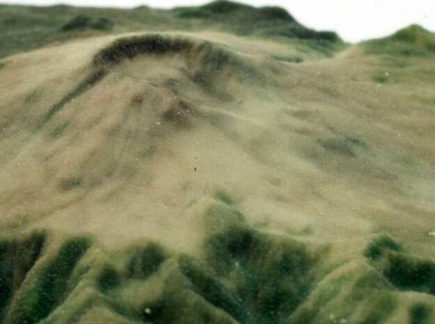 Full Color Mt. St. Helens Model in Full Color Sandstone