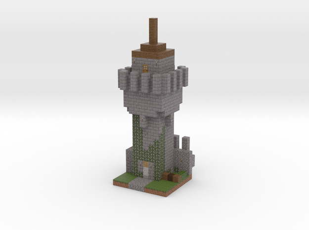 Minecraft Godes Tower in Full Color Sandstone