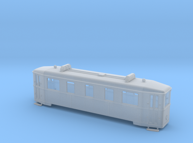 HAWA Triebwagen Spur  H0f (1:87) in Tan Fine Detail Plastic