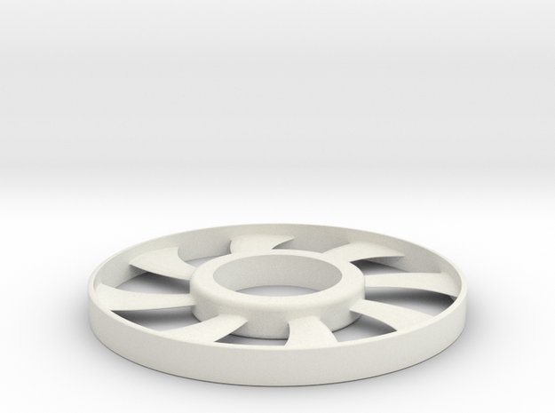 fidget spinner rim in White Natural Versatile Plastic: Small
