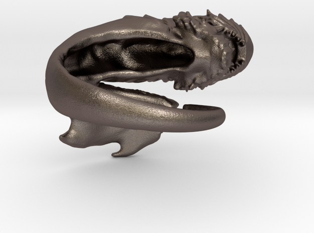 Kaltenzahn, the cold teeth in Polished Bronzed Silver Steel: 7.5 / 55.5