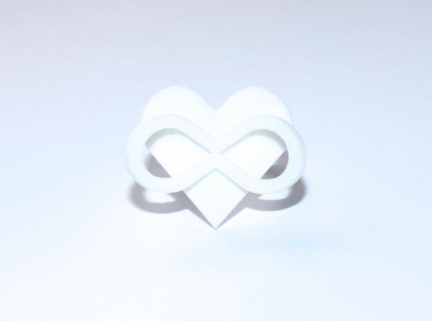AMOURARMOR in white polished plastic  in White Processed Versatile Plastic: 7 / 54