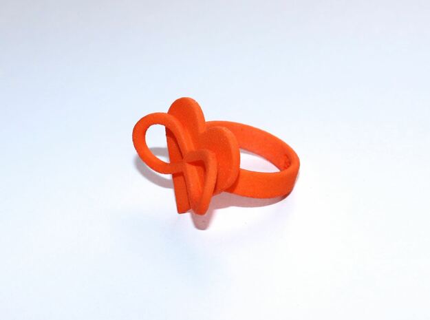 AMOURARMOR in orange polished plastic  in Orange Processed Versatile Plastic: 7 / 54
