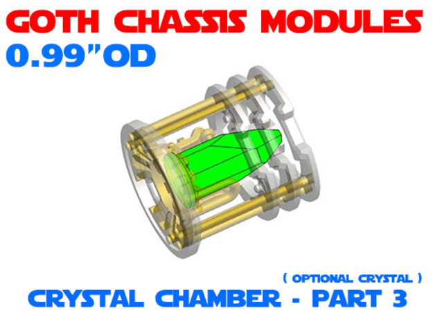 GCM099 - Crystal Chamber Part 3 - Crystal in Clear Ultra Fine Detail Plastic
