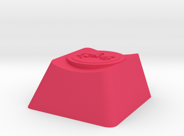 Overwatch Zarya Gravitation Surge Cherry MX Key in Pink Processed Versatile Plastic