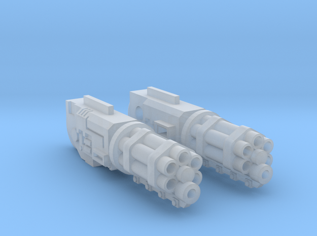 Razorhog Attack Cannons in Smooth Fine Detail Plastic