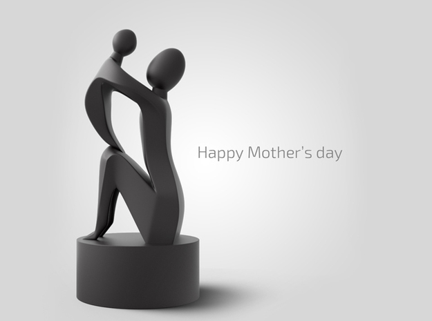 Mothers Day Decoration in White Natural Versatile Plastic