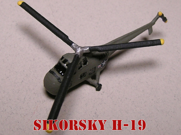 Sikorsky H-19 Chickasaw (S-55) 1/285 6mm in White Natural Versatile Plastic