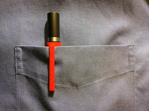 JotClip (for Jot Touch 4 Stylus from Adonit) in Red Processed Versatile Plastic