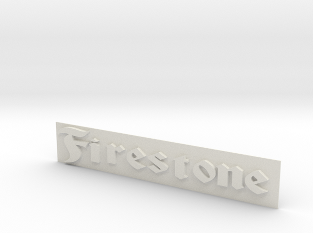firestone sign in White Natural Versatile Plastic