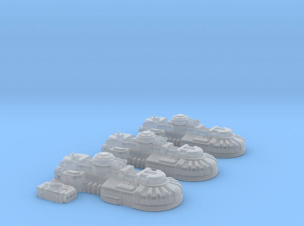 1/270 Rebel T1A Tanks (3) in Tan Fine Detail Plastic