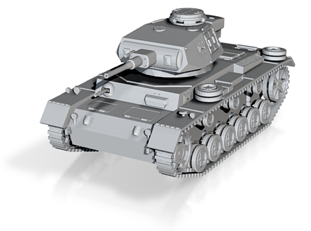 PV163D Pzkw IIIJ Medium Tank (1/120) in Tan Fine Detail Plastic