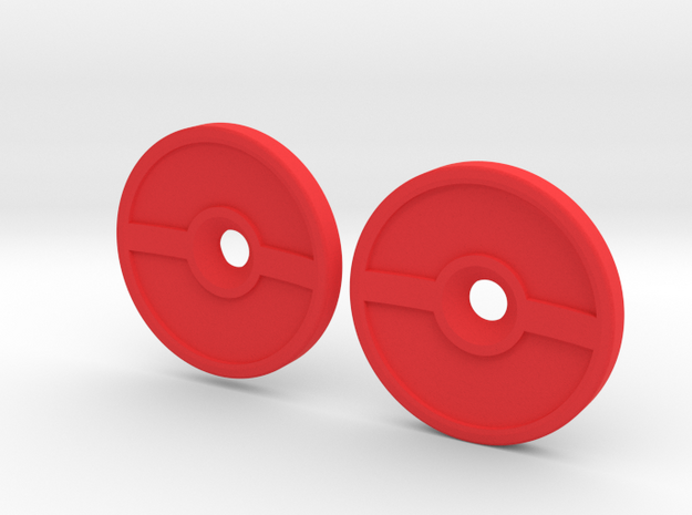 Spinner Caps (SD-PB) in Red Processed Versatile Plastic