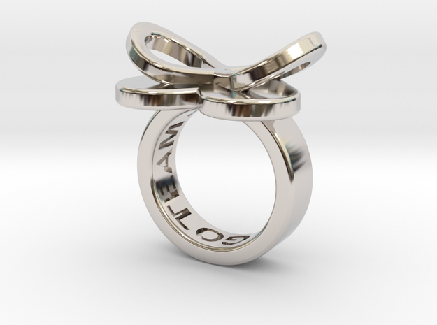 AMOURARMOR petite in rhodium plated in Rhodium Plated Brass: 3 / 44