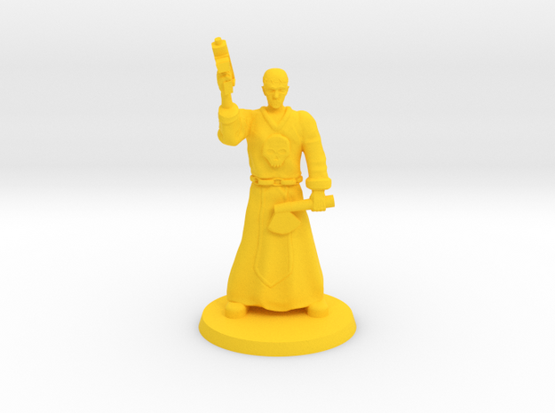 Deathboy Preacher in Yellow Processed Versatile Plastic