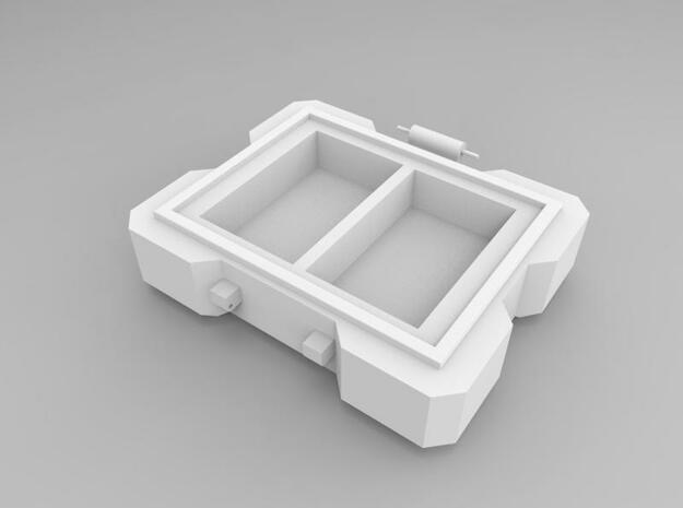 SD cards Box - Part1-1 in White Processed Versatile Plastic
