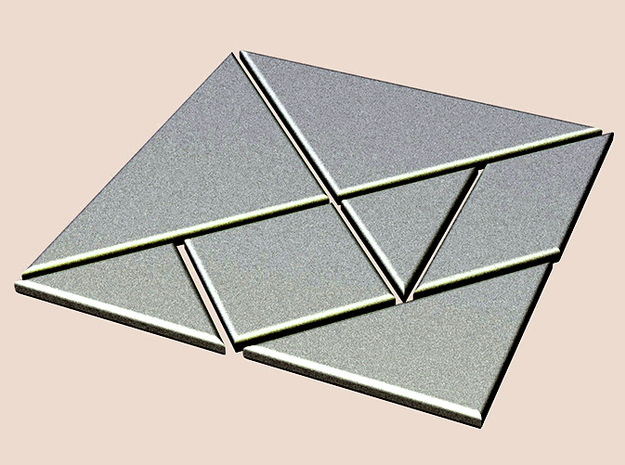 tangram in White Processed Versatile Plastic