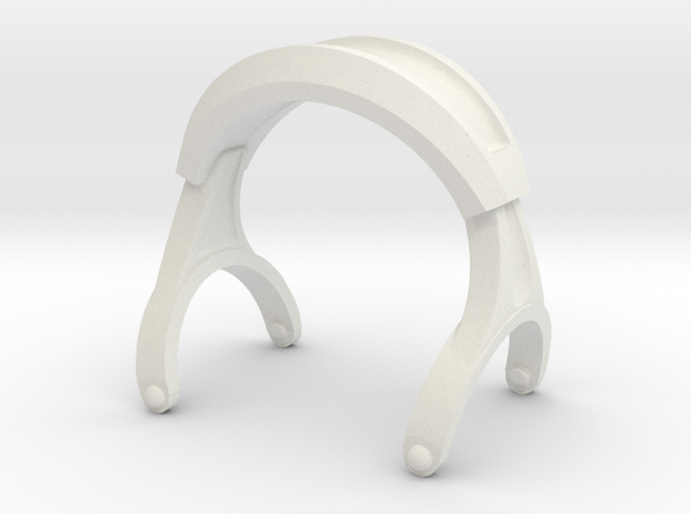 Pocket full headphones -(Main Frame) in White Natural Versatile Plastic