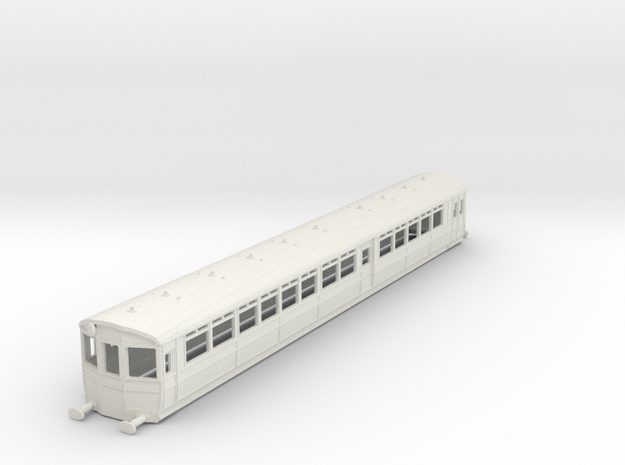 o-87-gwr-diag-u-trailer-coach1 in White Natural Versatile Plastic