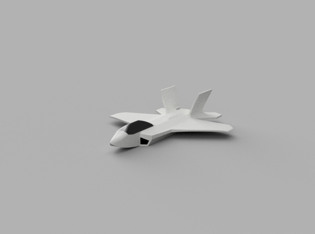 Raptor Jet in White Natural Versatile Plastic