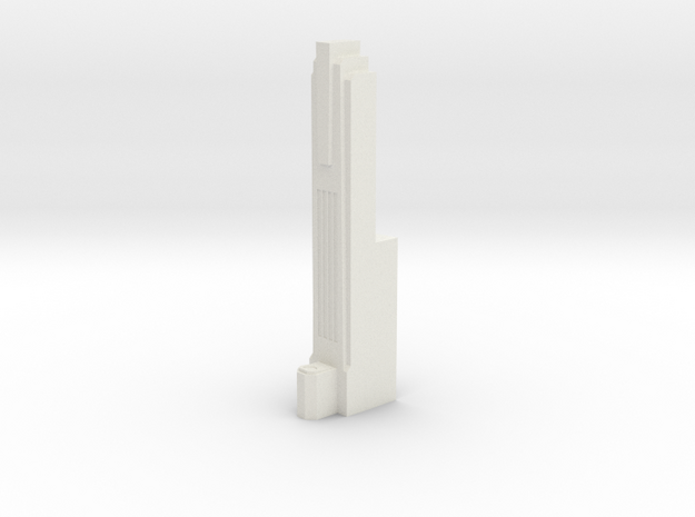 Triple Underpass West Roadway Pillar in White Natural Versatile Plastic