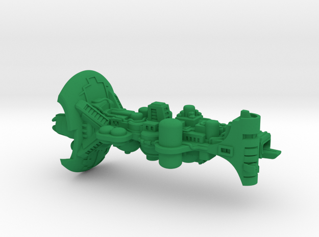 Space Freighter "Cauldron" (OEM Class) in Green Processed Versatile Plastic