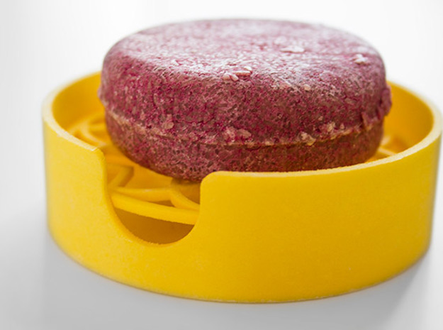 Pattern Soap Dish in Yellow Processed Versatile Plastic