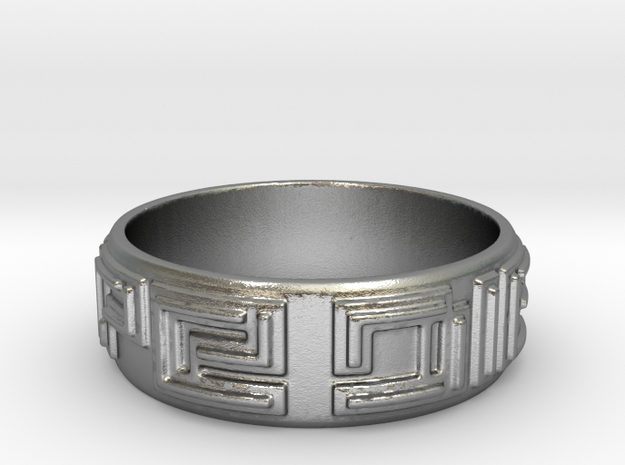 CARPE DIEM Ring Size 6-10.75 in Natural Silver: 8 / 56.75