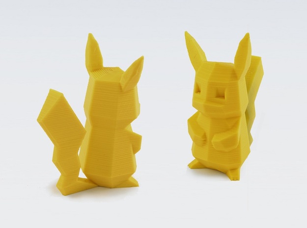 pikachu in Yellow Processed Versatile Plastic