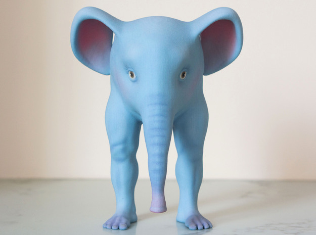 The Bipedal Elephant in Full Color Sandstone