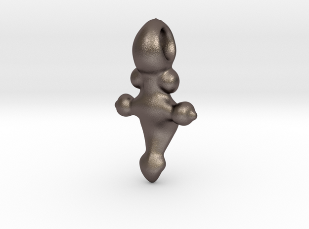 Afromyllus in Polished Bronzed Silver Steel