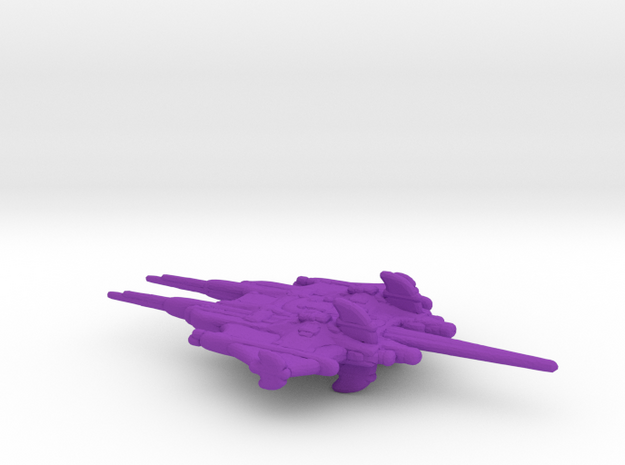 CR Primus Battlecruiser Full Thrust Scale WSF in Purple Processed Versatile Plastic