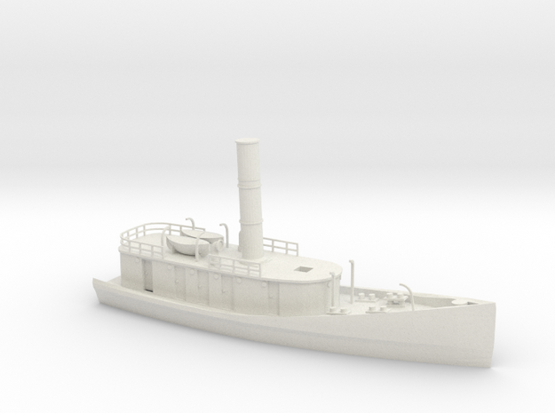 Hercules STAR TUGS Body (OO/HO 30cm Scale) in White Natural Versatile Plastic