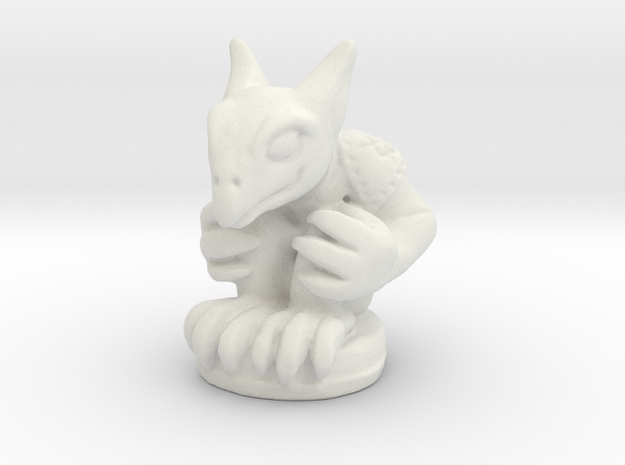 Gargoyle Guardian (Chthonic Souls Edition) in White Natural Versatile Plastic